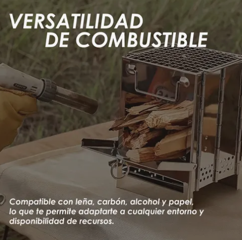 Mini Asador Parrilla Plegable