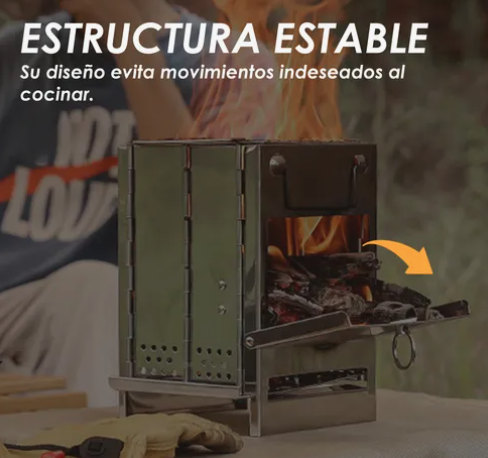 Mini Asador Parrilla Plegable