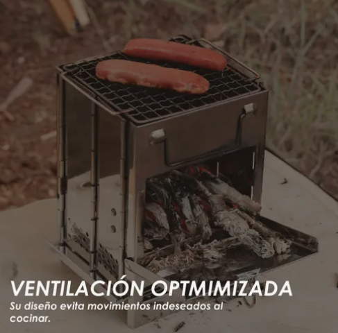 Mini Asador Parrilla Plegable