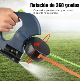 Correa Retractil Doble Para mascota