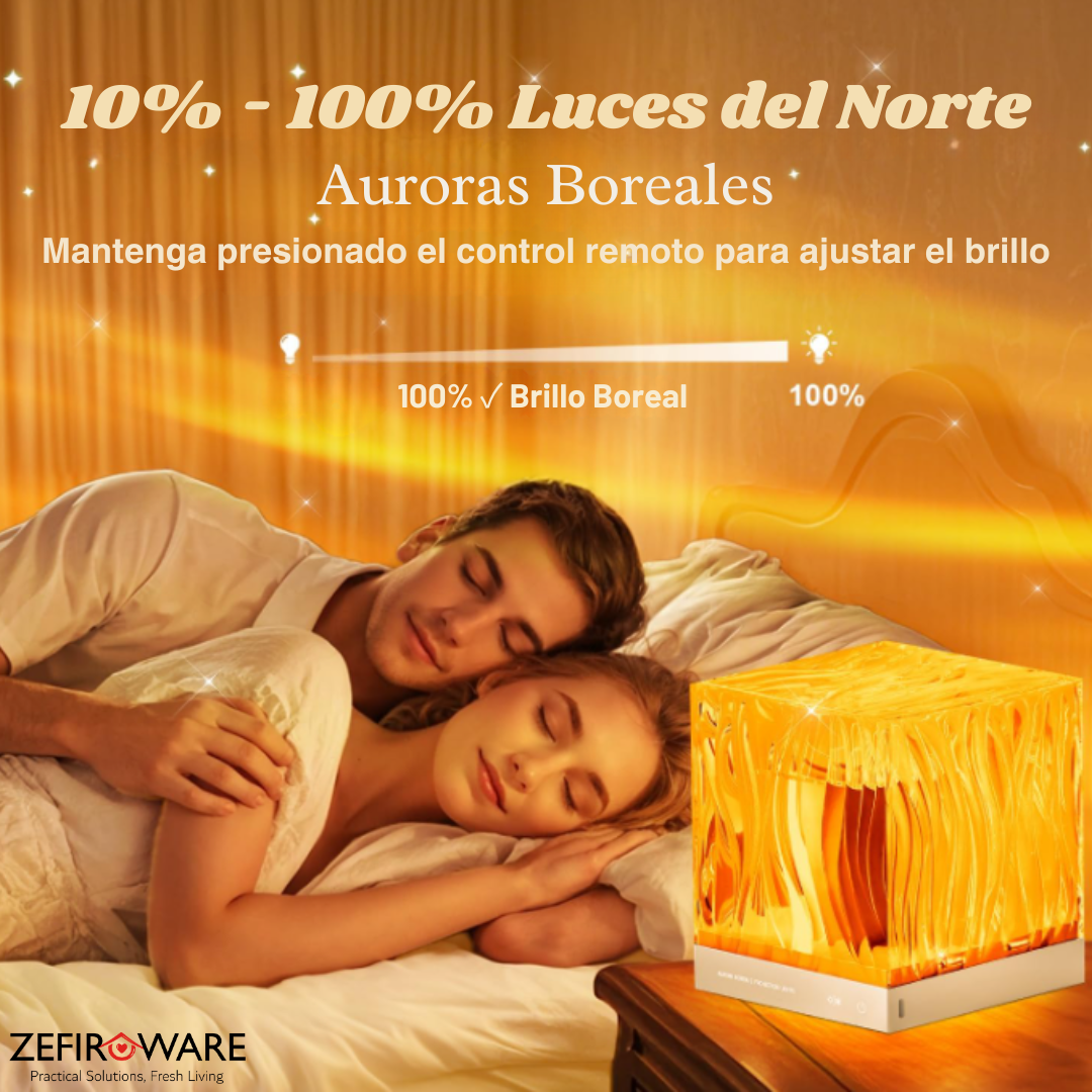 AuroraGlow™: Proyector de Auroras Boreales para Experiencias Inmersivas
