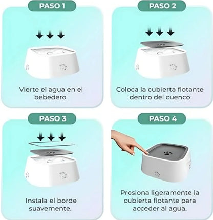 Bebedero Para Mascotas Antiderrame